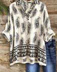 Boho Paisley Resort Blouse