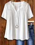 White Meadow Eyelet Blouse