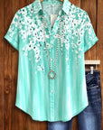 Mint Blossom Breeze Shirt