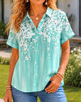 Mint Blossom Breeze Shirt