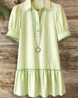 Fresh Mint Stripe Dress