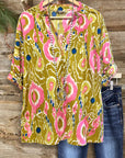 Sunset Ikat Everyday Top
