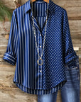 City Chic Mixed Print Shirt