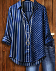City Chic Mixed Print Shirt