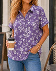 Lavender Meadow Button-Up Shirt