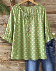 Sage Polka Everyday Top