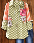 Country Garden Mixed-Print Shirt