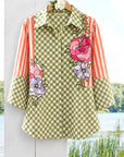 Country Garden Mixed-Print Shirt