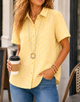Golden Picnic Gingham Shirt