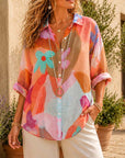 Sunset Canvas Art Shirt