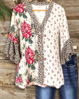Wild Bloom Patchwork Cardigan