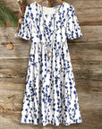 Blue Willow Midi Dress