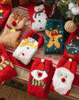 Cozy Christmas Cheer Fuzzy Socks Set