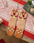 Cozy Christmas Cheer Fuzzy Socks Set
