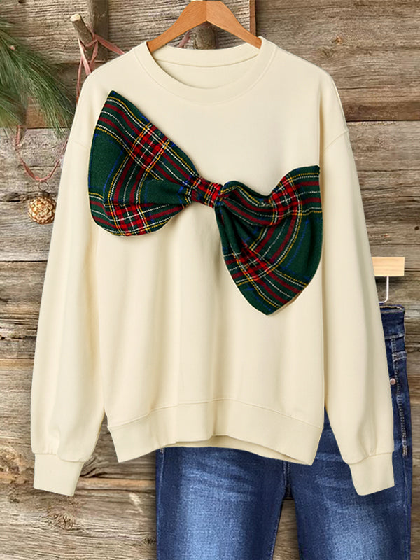 Holiday Bow Crewneck Sweatshirt