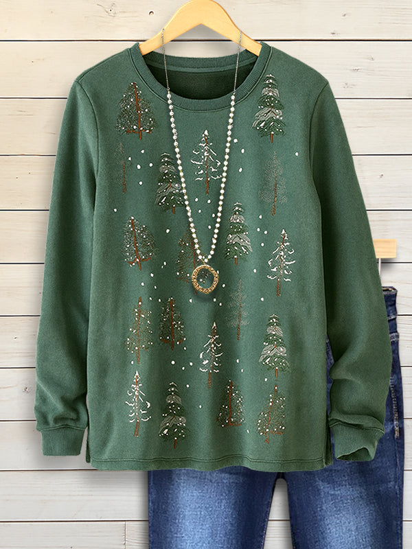 Evergreen Winter Sweatshirt