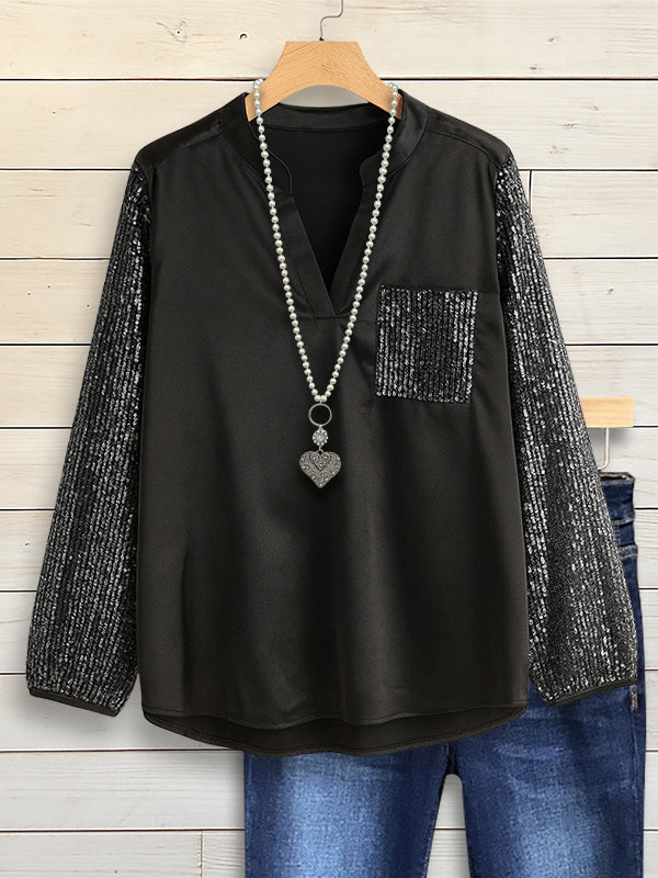 Midnight Sparkle Blouse
