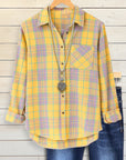 Sunshine Plaid Casual Shirt