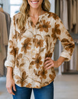 Rustic Bloom Blouse