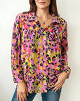 Wild Pop Leopard Print Blouse
