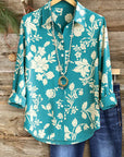 Coastal Breeze Roll-Tab Sleeve Shirt