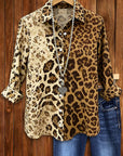 Wild Grace Leopard Button-Up Shirt