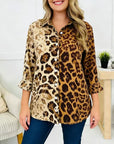 Wild Grace Leopard Button-Up Shirt