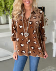 Cozy Cocoa Velvet Hearts Top