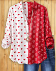 Half-and-Heart Statement Shirt