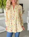 Sunshine Meadow Pintuck Blouse