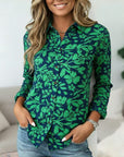 Emerald Garden Collared Shirt