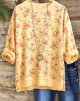 Pastoral Floral Casual Top