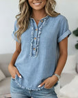 Modern Prairie Denim Blouse