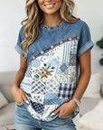 Coastal Breeze Ruffle Blouse