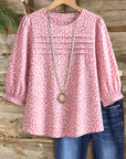 Blush Meadow Puff Top