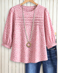 Blush Meadow Puff Top