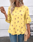Sunny Meadow Ruffle Blouse