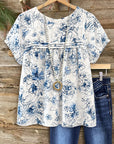 Porcelain Garden Blouse