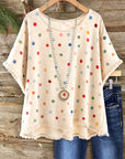 Confetti Charm Fringe Top