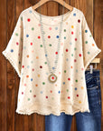 Confetti Charm Fringe Top