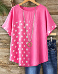 Pink Polka Dot Breeze Top