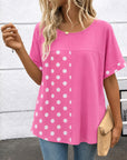 Pink Polka Dot Breeze Top