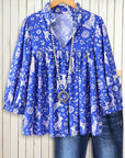Blue Meadow Whimsy Blouse