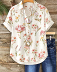 Meadow Bloom Floral Camp Shirt