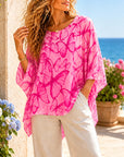 Pink Butterfly Breeze Top
