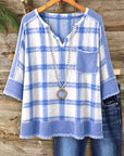 Harbor Plaid Easy Top