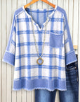 Harbor Plaid Easy Top
