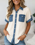 Denim Breeze Utility Shirt