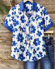 Blue Blossom Garden Shirt