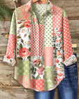 Garden Patchwork Button-Up Shirt